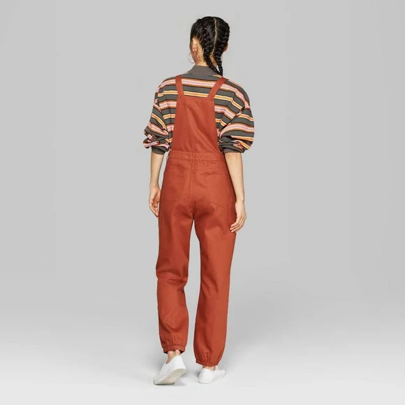 Women's Rust Overalls - Picture 2 of 8